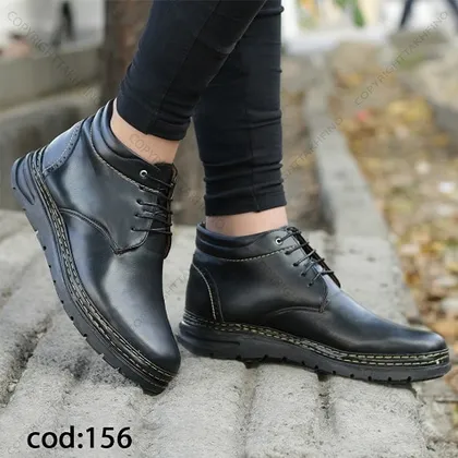 بوت چرم مردانه