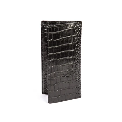 کیف پول کتی چرم طبیعی مردانه مدل آناویز چرم(طرح کروکو)