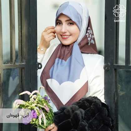 روسری ساتن ابریشم ابرا