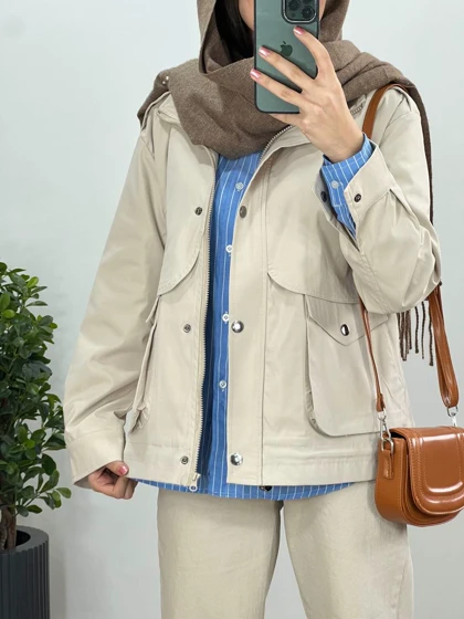 ترنچ کت آستردار آرمیلا