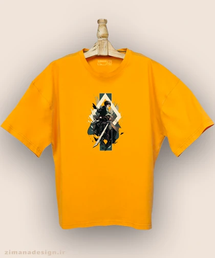 تیشرت لش مردانه و زنانه طرح اتک آن تایتان شخصیت ارن نیگر کد 928