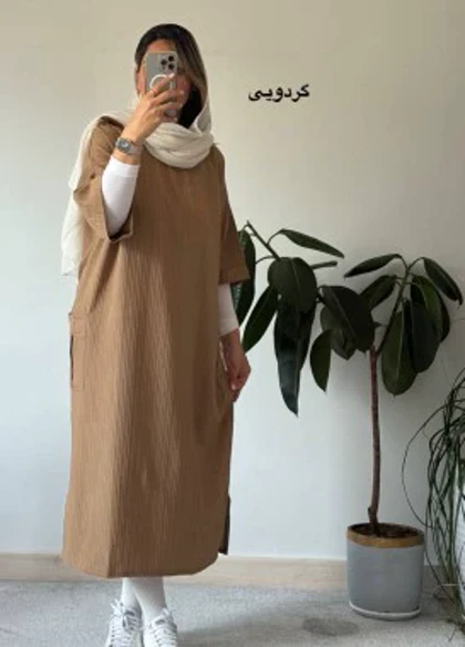 پیراهن مانتویی دلسا 12
