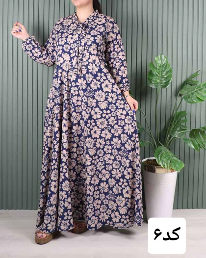 پیراهن کلوش بابونه 7062
