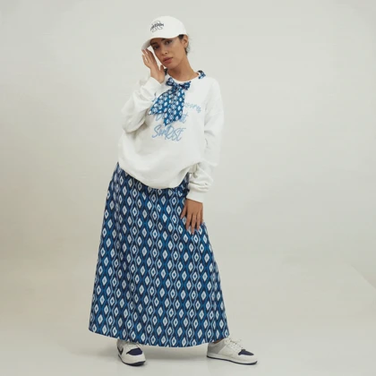 ست دورس و دامن اسکارف دار