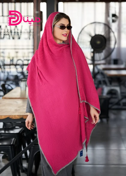 شال پلیسه حاشیه‌دار وارداتی