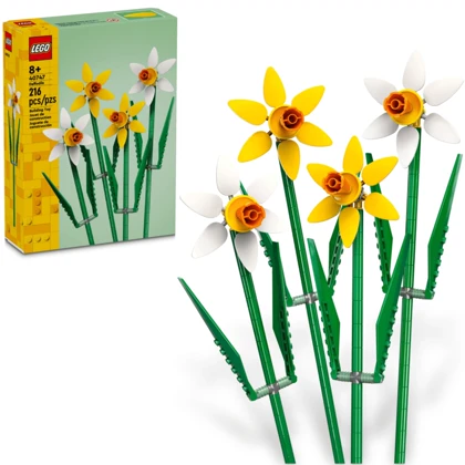 لگو دکوراتیو آیکون گل نرگس LEGO مدل 6476650 Daffodils شامل 216 قطعه