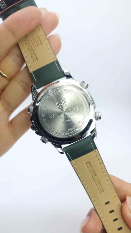 ساعت مچی مردانه نیوی فورس Naviforce 9208 دو زمانه با موتور کوارتز ژاپن