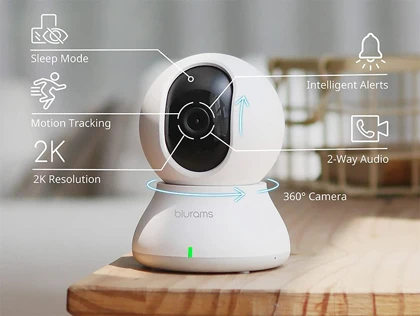 دوربین مداربسته هوشمند 2K بلورمز Blurams Dome Lite 2 Indoor Cam 2K-A31