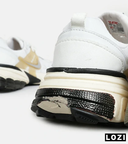 کفش کتانی مردانه و زنانه سفید کرم Nike cushlon