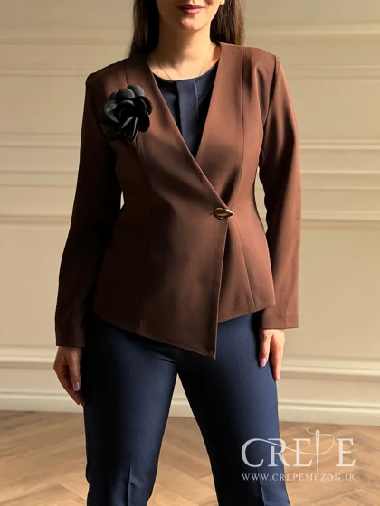 کت چپ و راستی تک دکمه