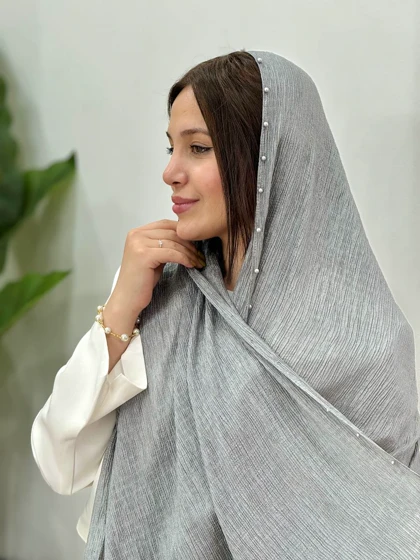 شال پلیسه مروارید