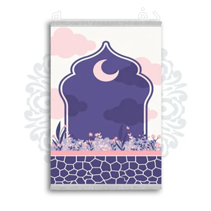 *جدید* فرشینه از جنس پارچه شانل مخمل ترک طرح فانتزی برند دفه کد 7