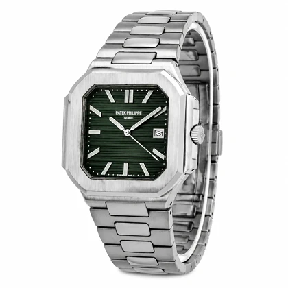 ساعت مردانه پتک فیلیپ کوبی‌توس مدل Patek 6934-G استیل صفحه سبز