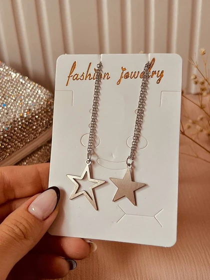 گردنبند ست ستاره استیل