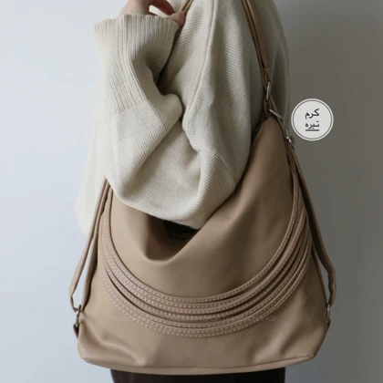 کیف بزرگ دانشجویی دوکاره مدل ژوان