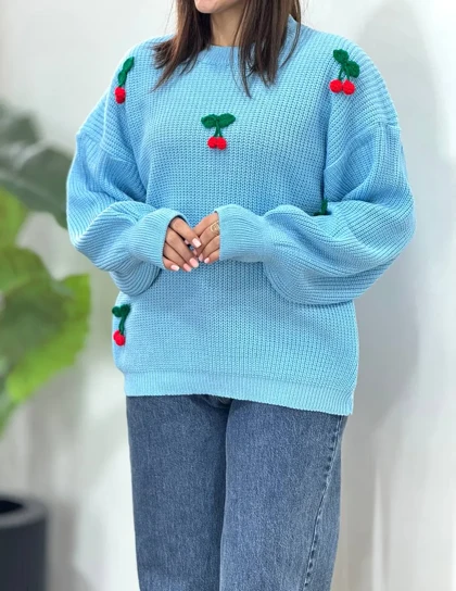 پلیور بافت آلبالو 1