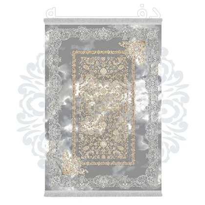 فرشینه از جنس پارچه هازان مخمل ترک طرح سنتی و مدرن برند دفه کد DHU30