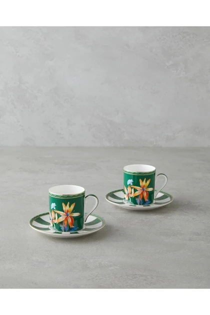 فنجان قهوه دو نفره English Home مدل Emberlyn Bone China
