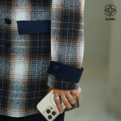 کت سورمه ای دینا