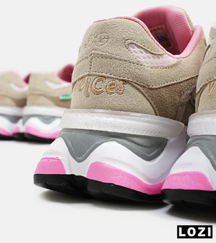 کفش کتانی زنانه کرم صورتی NEW BALANCE 9060