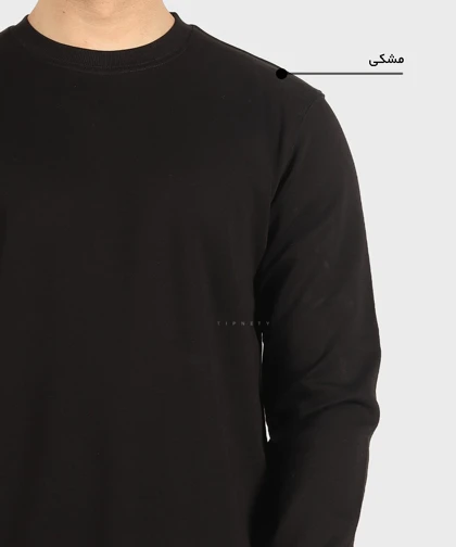 تیشرت آستین بلند مردانه ساده 2419