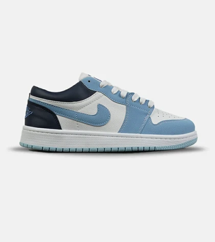 کفش کتانی مردانه و زنانه سفید آبی NIKE AIR JORDAN مدل 8492