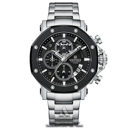 ساعت نیوی فورس صفحه مشکی Naviforce NF8065SK