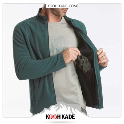 میکرو پلار تمام زیپ QUECHUA GREEN