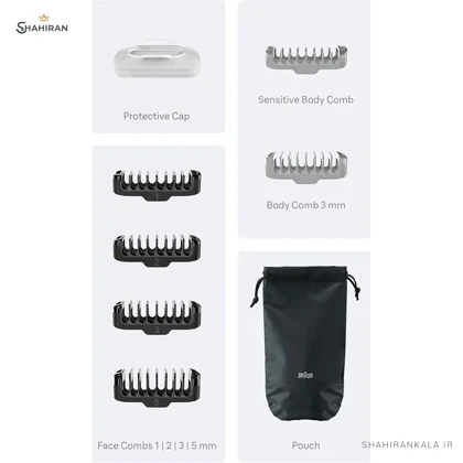 ماشین اصلاح صورت و بدن براون مدل BRAUN XT5200