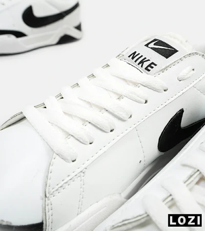 کفش کتانی سفید تیک مشکی مردانه و زنانه نایک Nike Blazer
