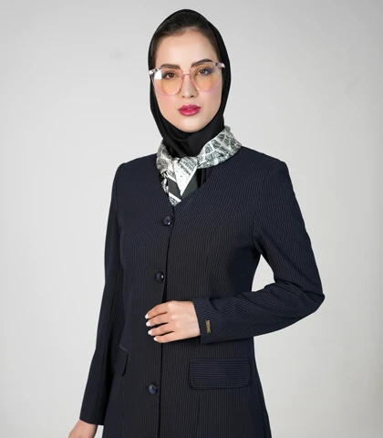 مانتو شلوار اداری دیپلمات مدل کارمن