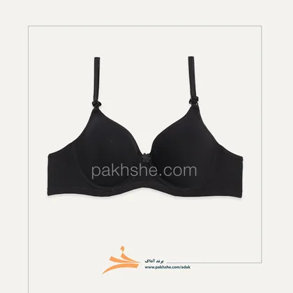 سوتین اسفنجی مشکی فنردار برند آداک