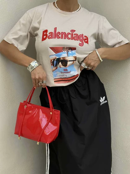 تیشرت BALENCIAGA طرحدار