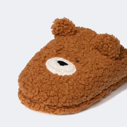 دمپایی حوله‌ای دفکتو مدل Teddy Bear