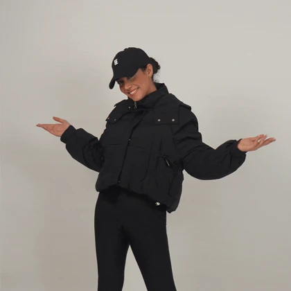 کاپشن سرشانه کش