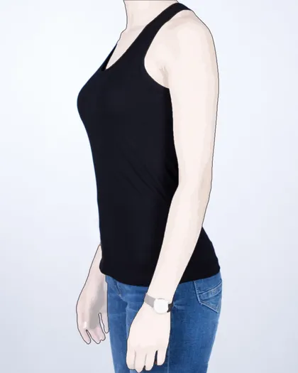 تاپ رکابی ساده زنانه