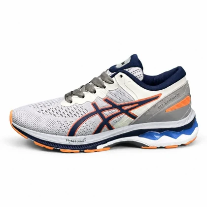 کتانی مردانه مدل اسیکس رانینگ طوسی نارنجی Asics