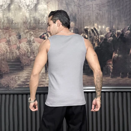 رکابی تنک تاپ کبریتی طوسی Loewe