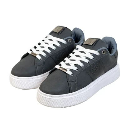 کفش ونس مردانه مدل فلیپ پلین رنگ طوسی سفید کد 51386