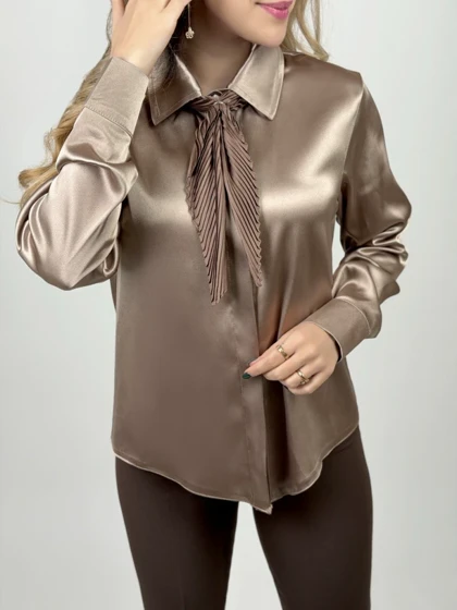 دستمال گردن پلیسه ابریشم(تحویل فوری)