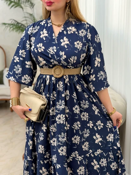 پیراهن فلور نرگس 3763