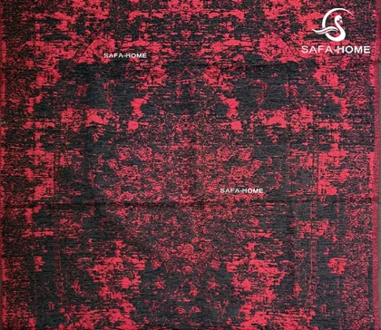 زیر سفره ای 3 متری طرح پتینه مشکی قرمز