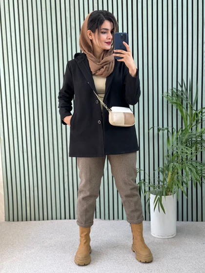 پالتو فوتر کلاهدار
