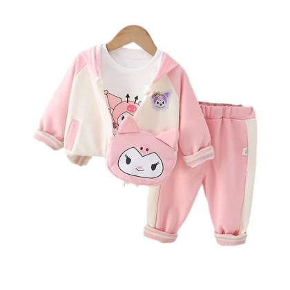 چهارتیکه سویشرت بابلوز و شلوار و کیف کرومی