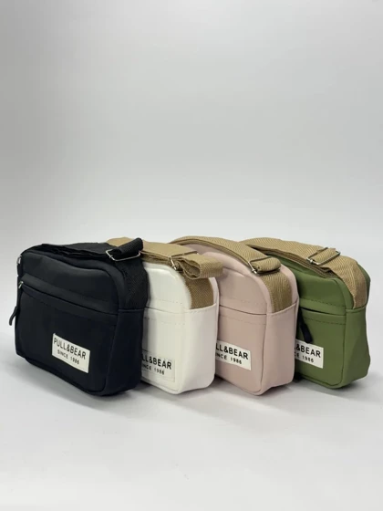 کیف دوشی اسپرت Pull&Bear رنگ کالباسی