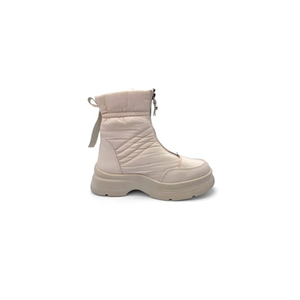 کفش نیم بوت زنانه کاپشنی جلو زیپ مدل 0116_Boots