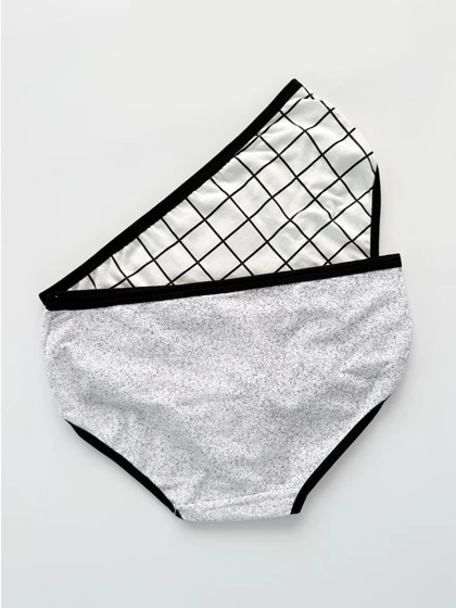 شورت اسلیپ نخ پنبه عروسکی طرح خرس و گل سون Seven