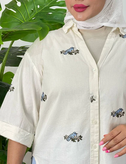 شومیز گلدوزی بهارک کد : sh1023