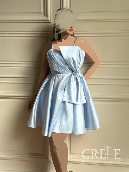 پیراهن عروسکی پاپیون پیچی