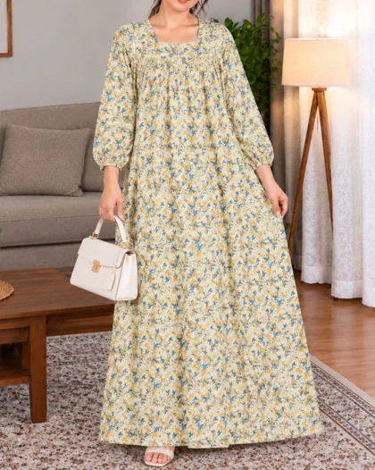 پیراهن زنانه آزاد نخ خارجی 7700